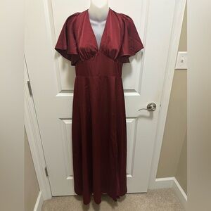 Nordstrom Deep Red Maxi Dress